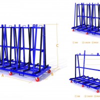 移動(dòng)式玻璃運(yùn)輸架、玻璃架子、A型架